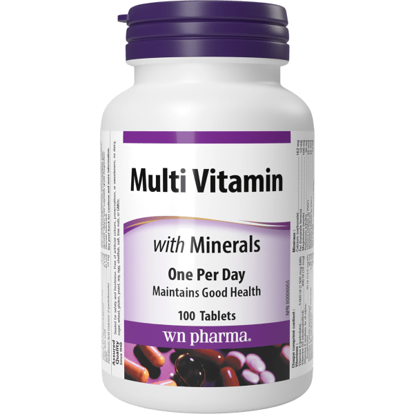 Webber Naturals - Multi Vitamin with Minerals One Per Day - 100 Tablets