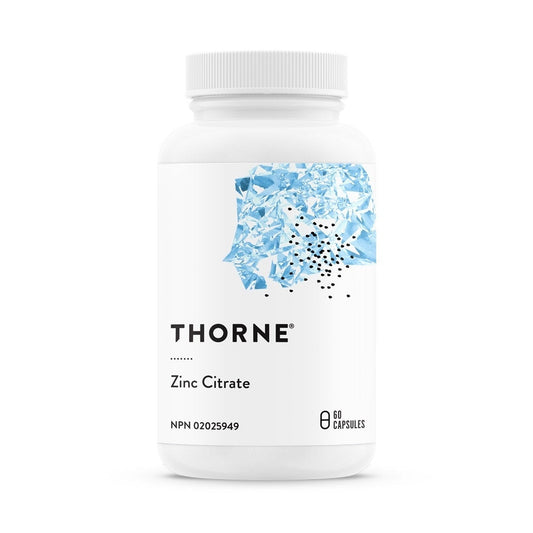 Thorne Zinc Citrate 60 capsules