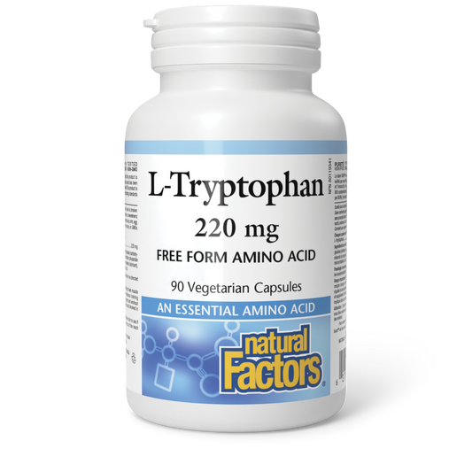 Natural Factors   L-Tryptophan 220 mg   90 vcapsvcaps