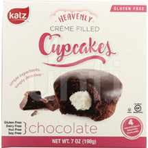 KATZ GF CHOCOLATE CR ME FILLED CUPCAKES