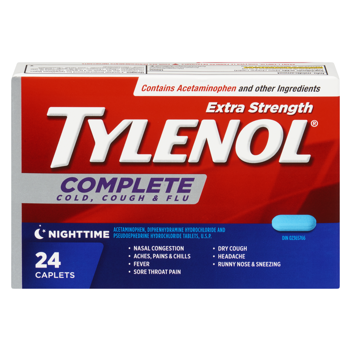 TYLENOL COMPLETE NIGHT TB 24 TABLET