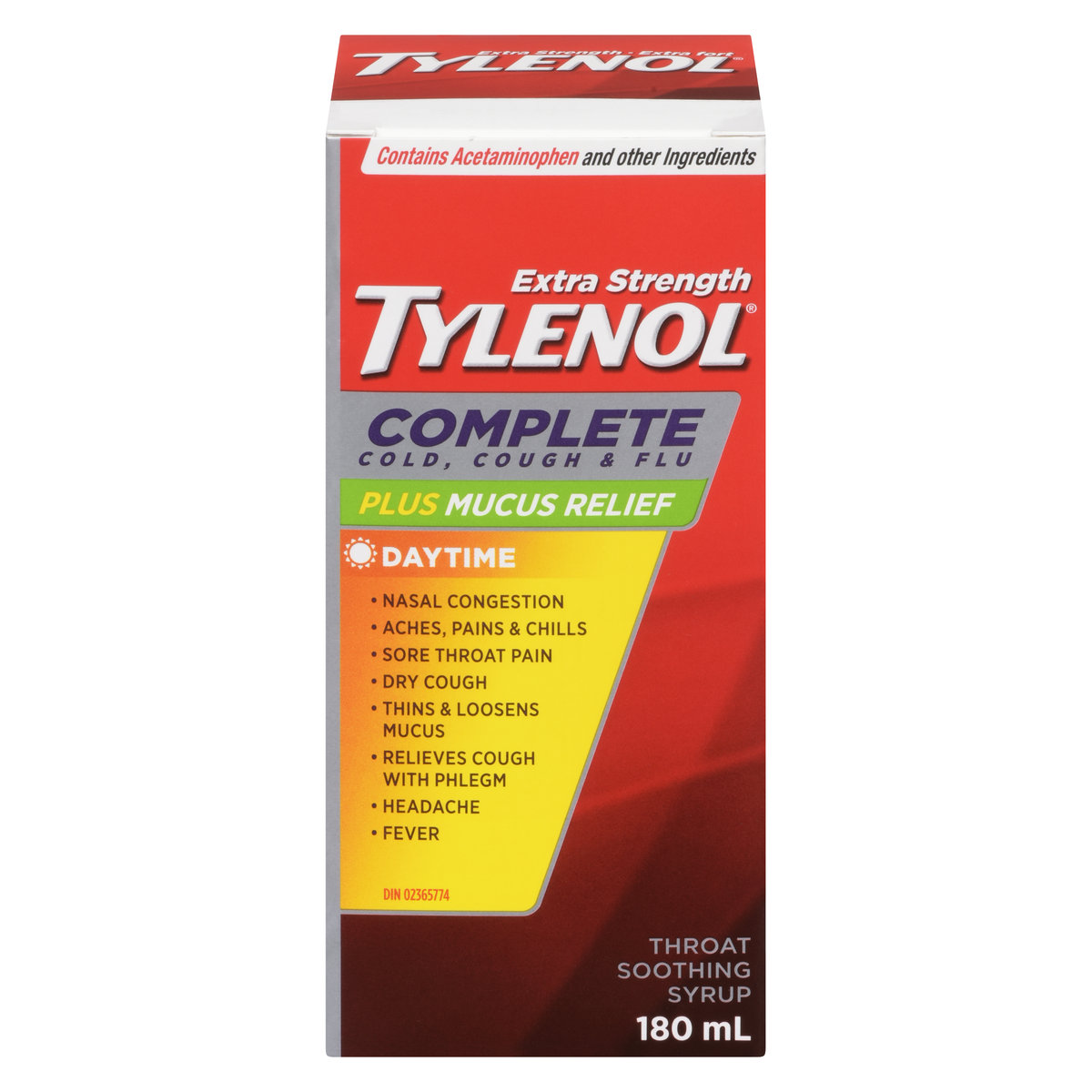 TYLENOL COMPLETE COUGH/COLD/FLU XST 180ML SYRUP