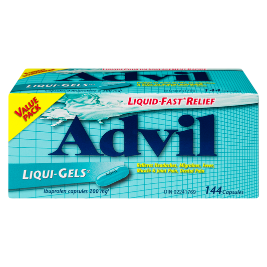 ADVIL LIQUI-GELS CAPS 200MG 144 CAPSULE