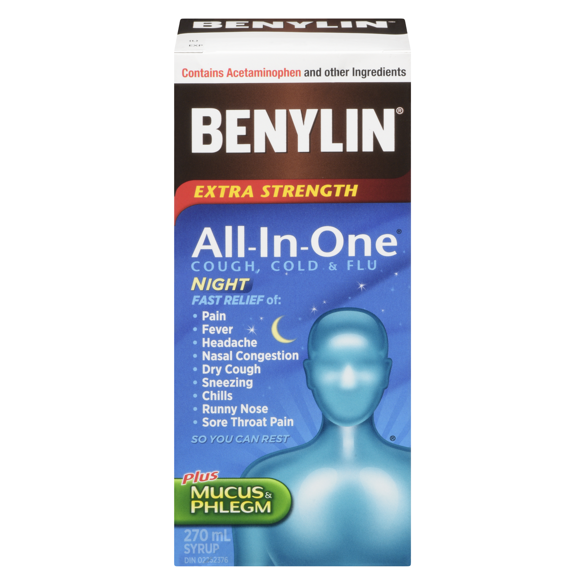 BENYLIN 1 COLD&FLU NIGHT 270ML SYRUP