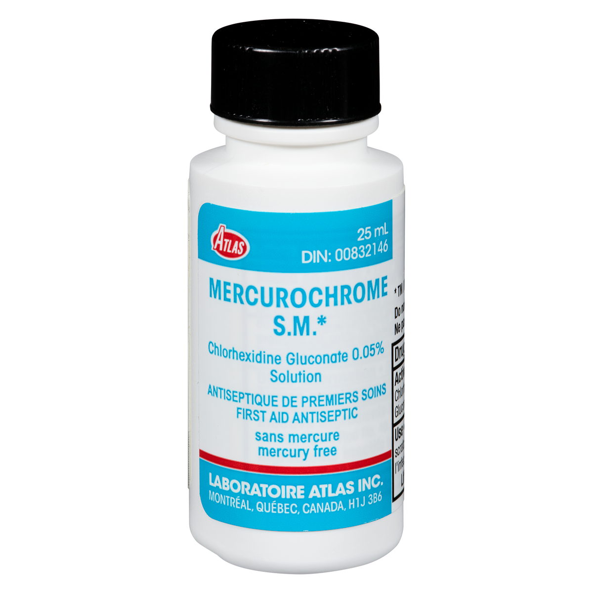 MERCUROCHROME S M 25ML ATL SOLUTION