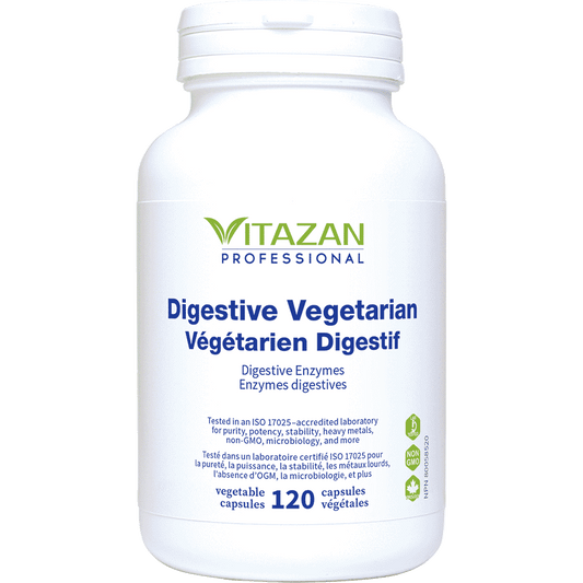 Vitazan    Digestive Vegetarian (Digestive Enzymes) 120 capsules