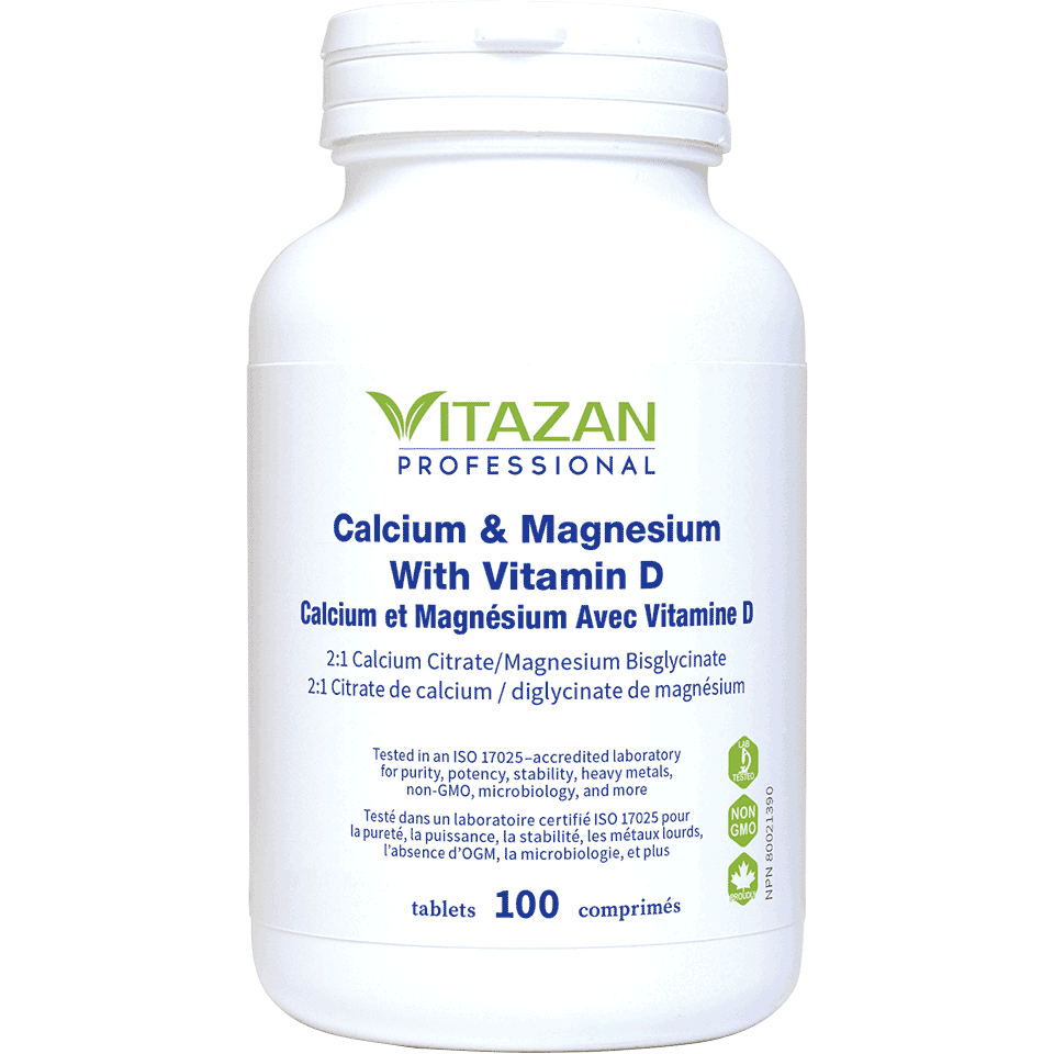 Vitazan    Calcium & Magnesium With Vitamin D  100 tablets