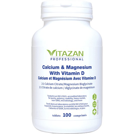 Vitazan    Calcium & Magnesium With Vitamin D  100 tablets