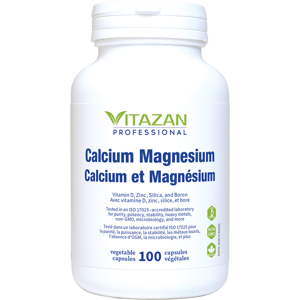 Vitazan    Calcium Magnesium (Vitamin D, Zinc, Silica, and Boron) 100 capsules