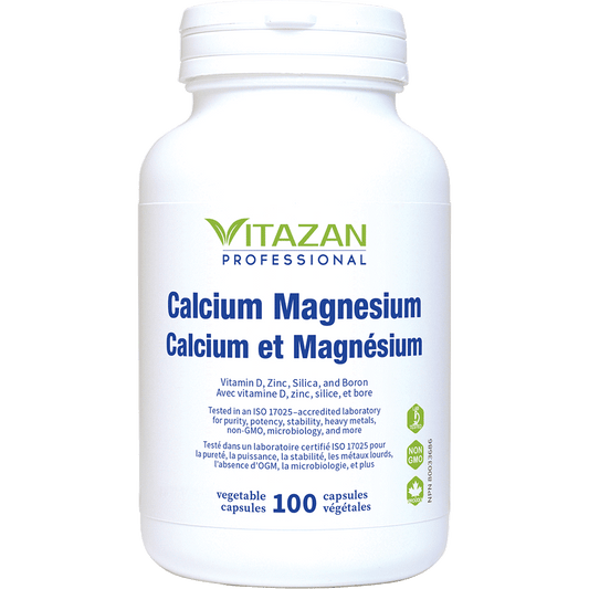 Vitazan    Calcium Magnesium (Vitamin D, Zinc, Silica, and Boron) 100 capsules