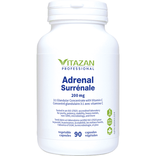 Vitazan    Adrenal (200 mg · 3:1 Glandular Concentrate) 90 capsules