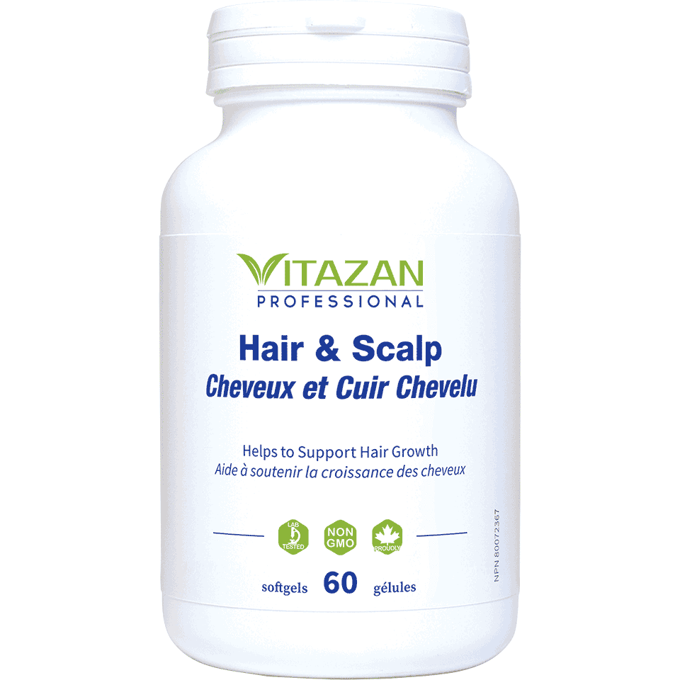 Vitazan    Hair & Scalp (Helps to Support Hair Growth) 60 softgels