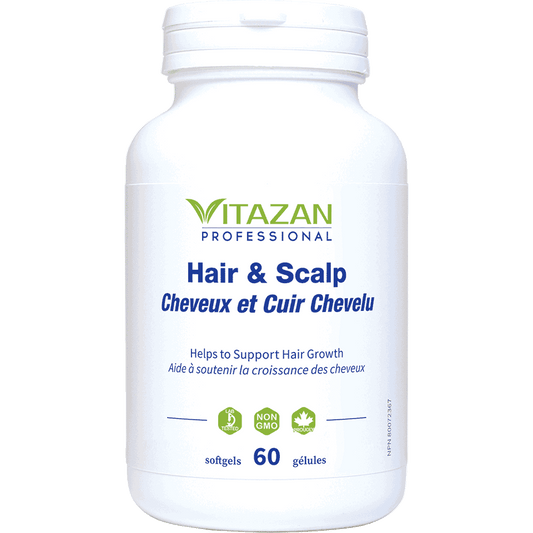 Vitazan    Hair & Scalp (Helps to Support Hair Growth) 60 softgels