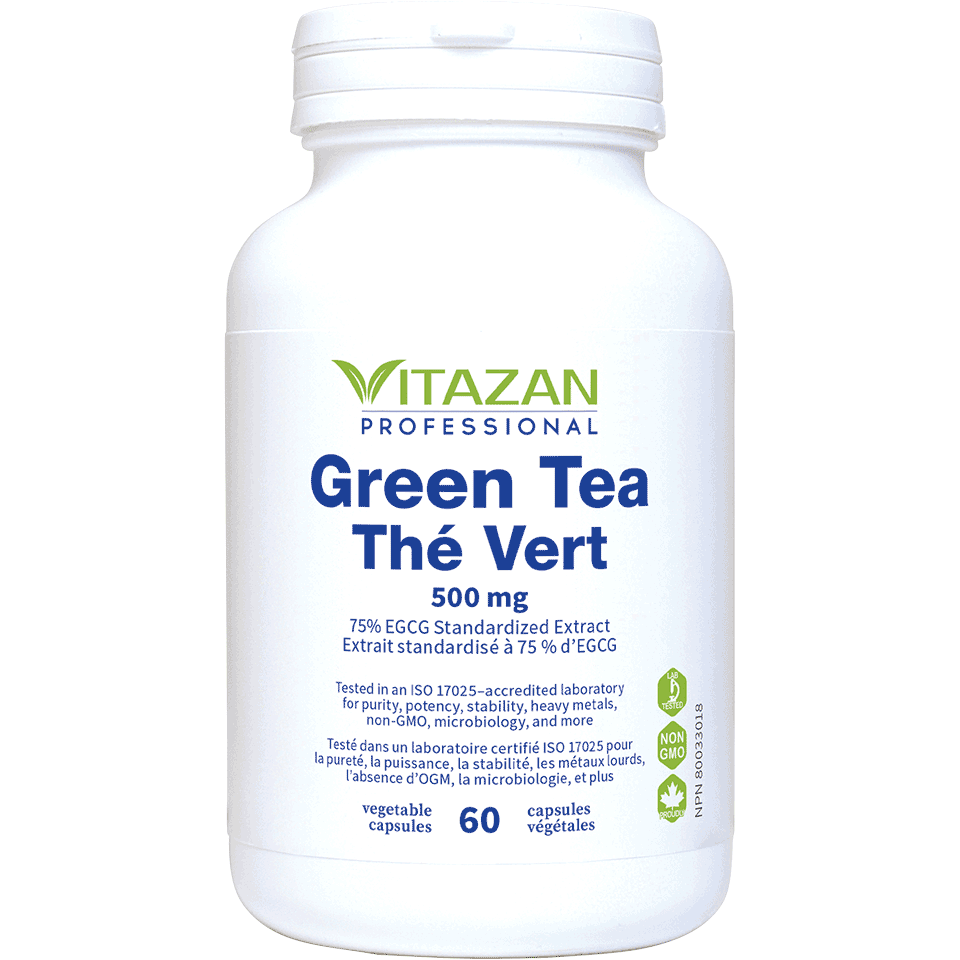 Vitazan    Green Tea 75% EGCG 500 mg  60 capsules