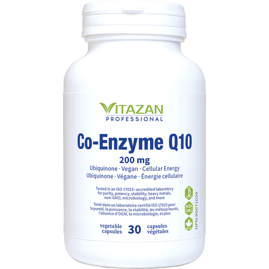 Vitazan    Co-Enzyme Q10 (200 mg · Ubiquinone) 30 capsules