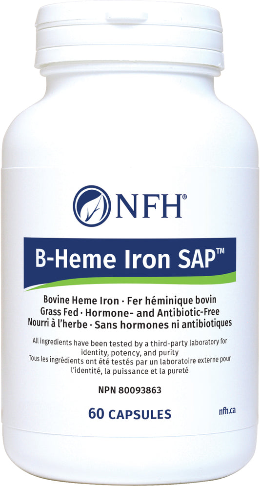 Nutritional Fundamentals for Health    B-Heme Iron SAP NEW 60 capsules
