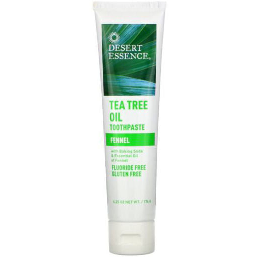 DESERT ESSENCE    T.T. Oil Toothpaste w/Fennel 130mL