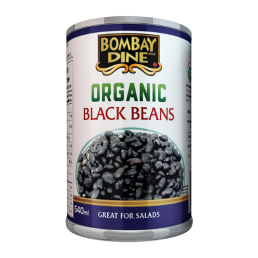 BOMBAY DINE -    Black Beans, Organic (can)    540ml