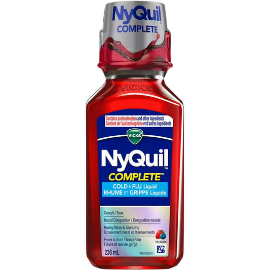 VICKS NYQUIL COLD&COUGH BERRY 650MG/30ML 236ML LIQUID