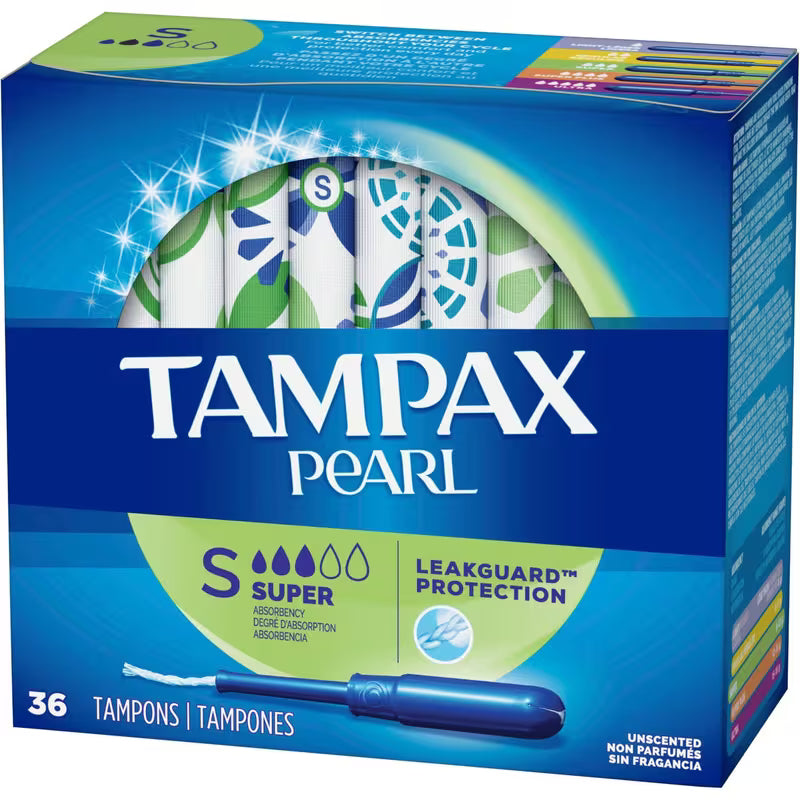 TAMPAX PEARL PLASTIC SUPER UNSCENTED 36