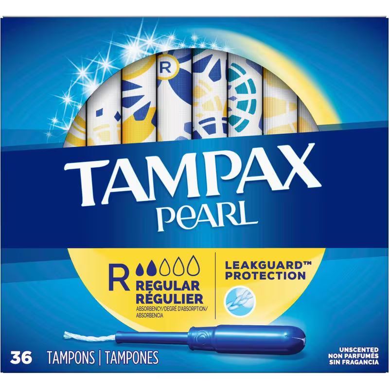 TAMPAX PEARL PLASTIC RG UNSCENTED 36