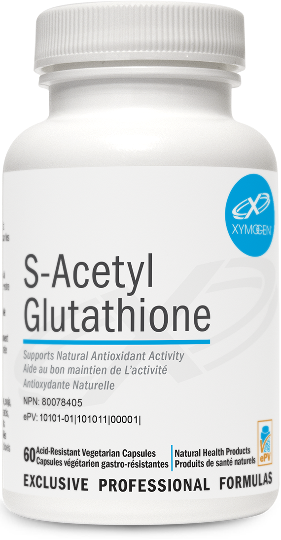 XYMOGEN®-S-Acetyl Glutathione 60 Capsules