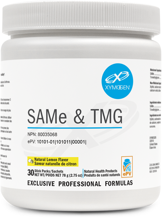 XYMOGEN®-SAMe & TMG Lemon 30 Servings