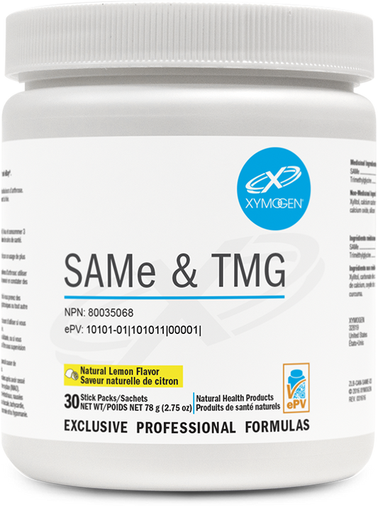 XYMOGEN®-SAMe & TMG Lemon 30 Servings