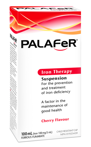 Palafer Suspension Iron  100ml cherry