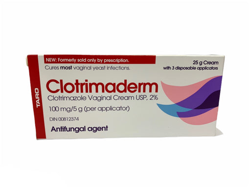 Clotrimaderm 2% Vaginal Cream 25g with 3 applicators