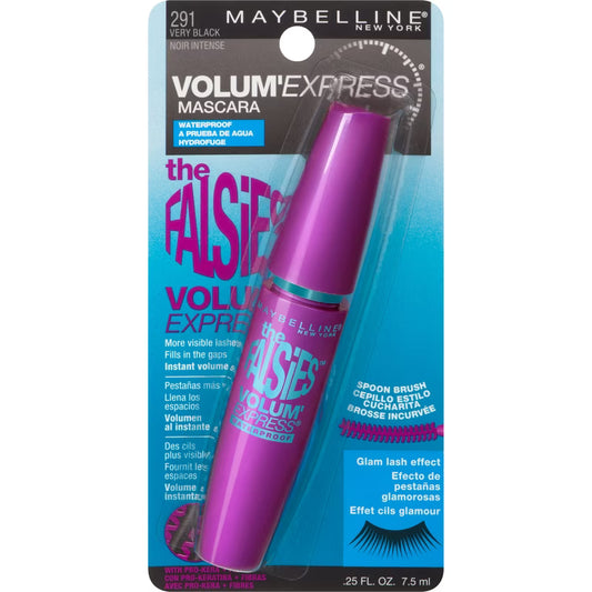 MAYB VOLUM'EXPRESS FALSIES MASCARA WP VERY BLACK pack of 6
