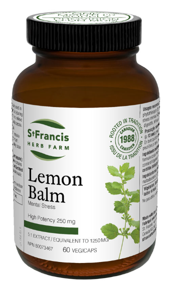 St.Francis Lemon Balm Capsules 60 caps