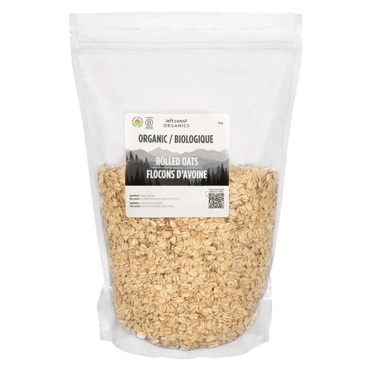 LEFT COAST   Organic Oats, Regular Rolled   1kg