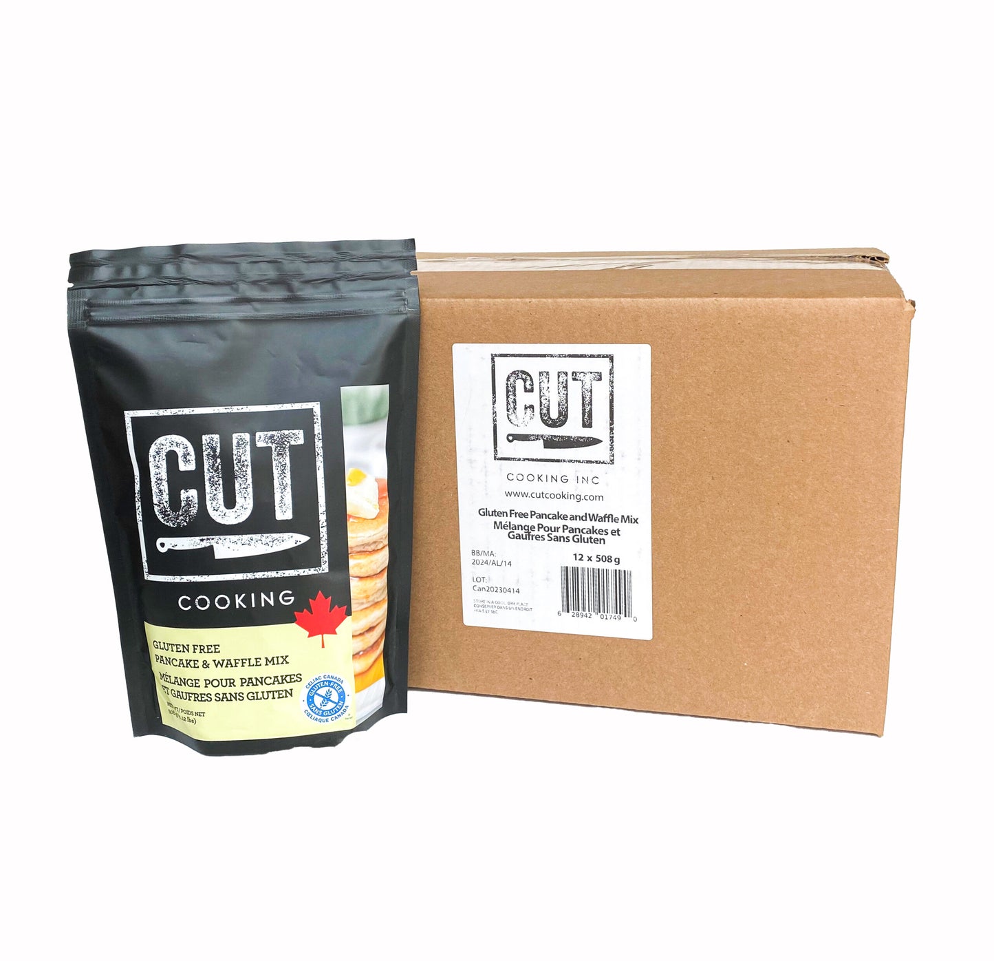 Cut Cooking   Gluten Free PANCAKE & WAFFLE MIX   508g/1.12lbs