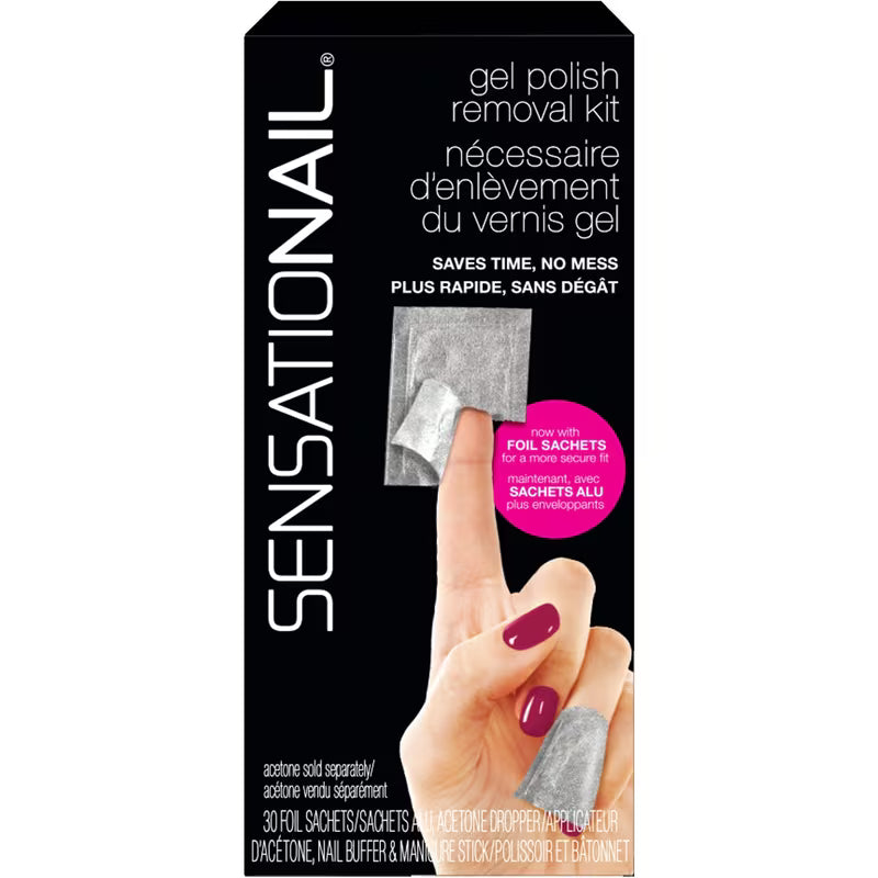 SENSATIONAL KIT GEL POLISH REMOVAL 3PC pack of 2