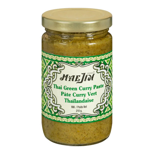 MAE JIN     Thai Green Curry Paste     210g