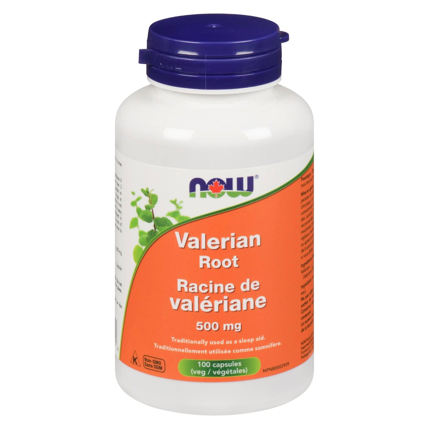 NOW    Valerian Root 500mg 100vcap