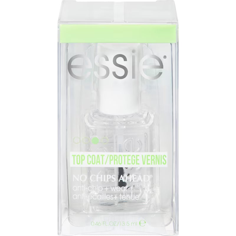 ESSIE TOP COAT NO CHIPS AHEAD N
