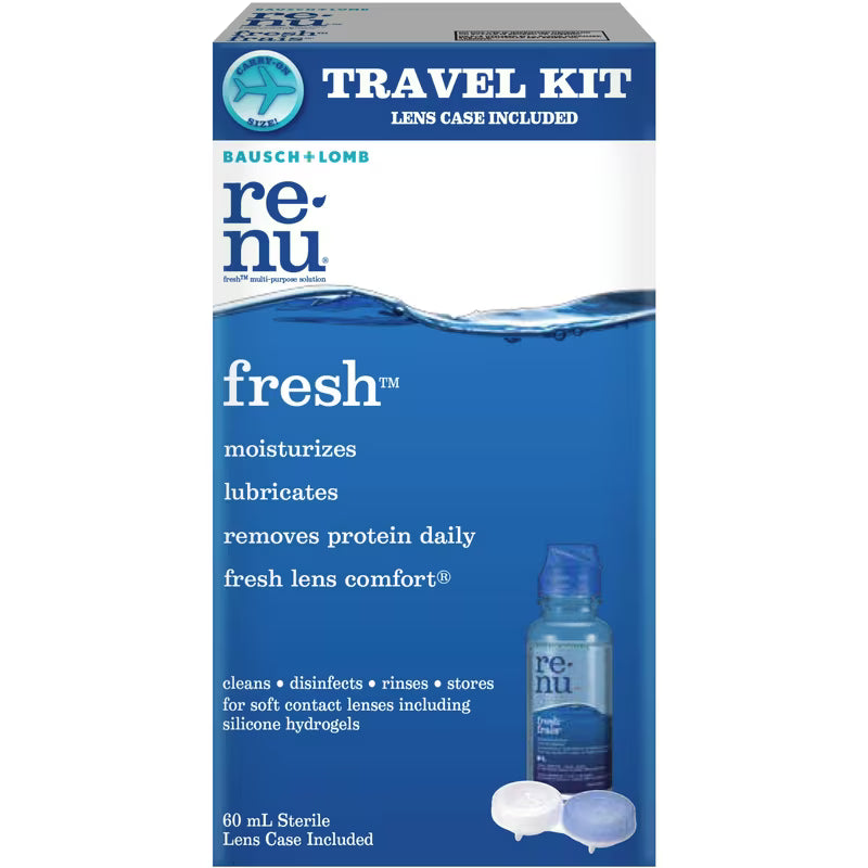 BAUSCH&LOMB RENU FRESH 60ML & LENS CASE TRAVEL KIT