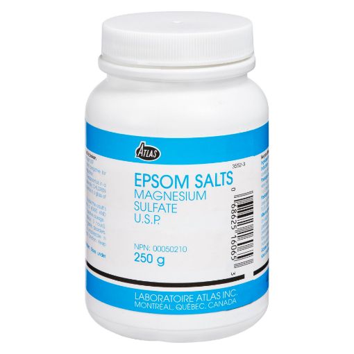 Epsom Salts - Magnesium Sulfate U.S.P. -  250g - Atlas