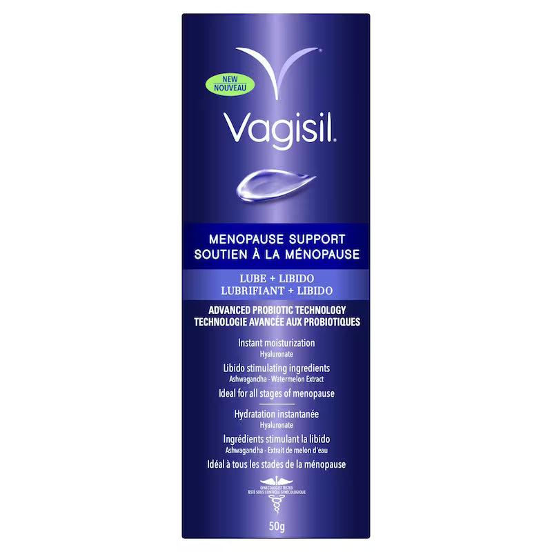 VAGISIL LUBE + LIBIDO MENOPAUSE SUPPORT 50G