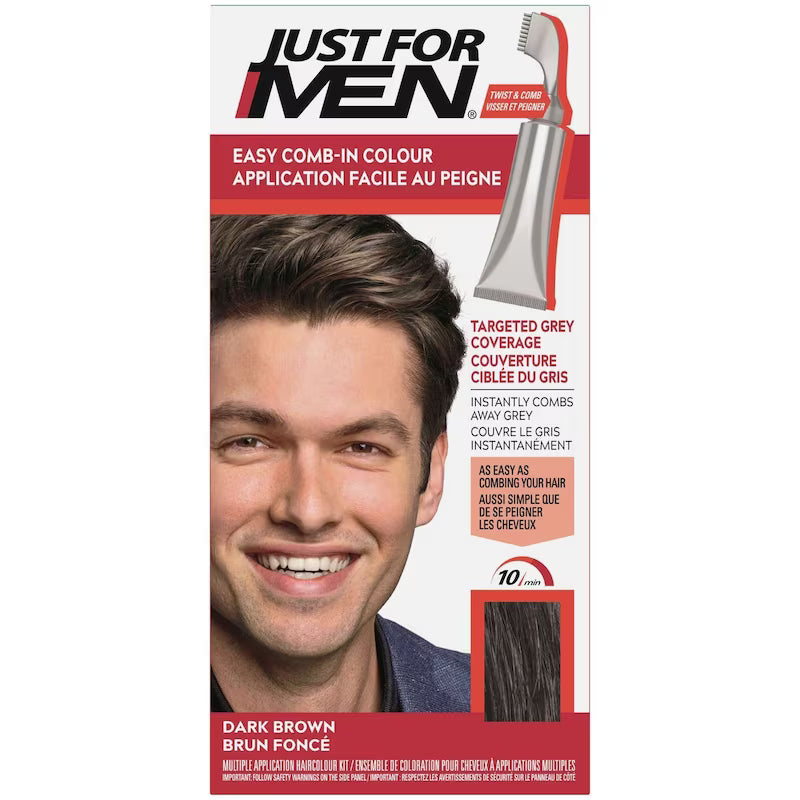 JUST FOR MEN AUTO STOP DARK BROWN