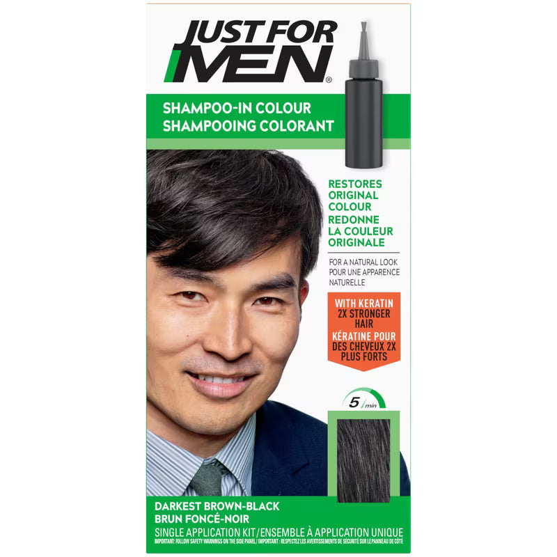 JUST FOR MEN SHP BROWN BLACK ASIAN #50