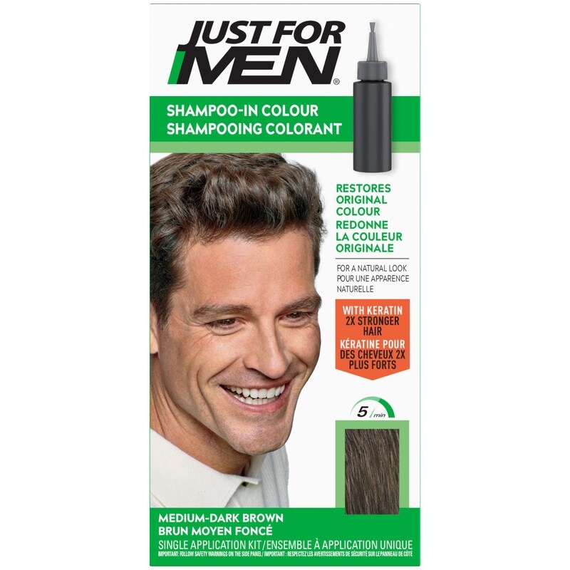 JUST FOR MEN SHP MED DARK BROWN #40
