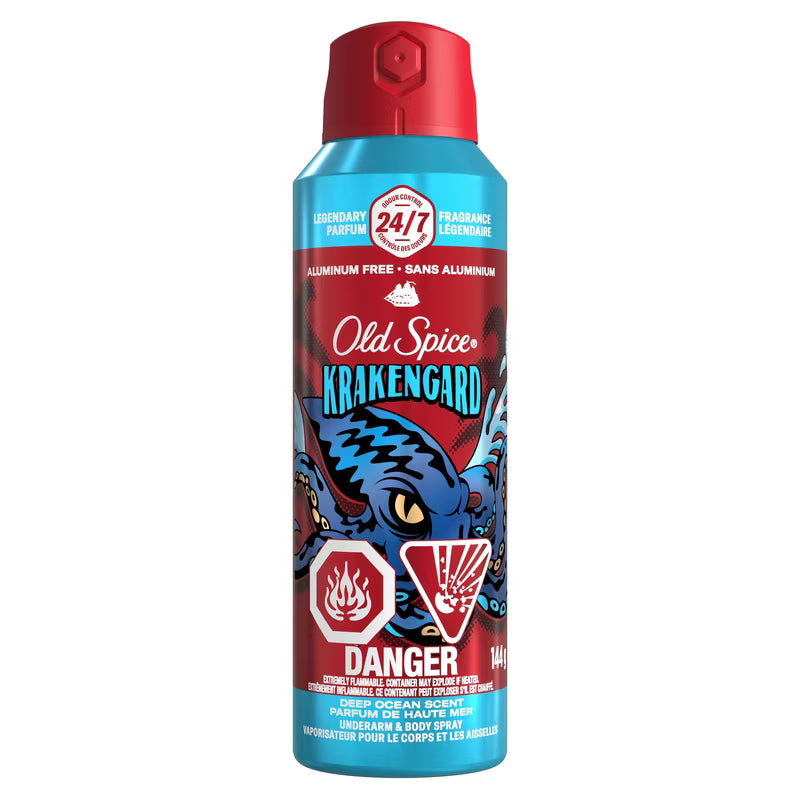 OLD SPICE WILD COLLECT BODY SP KRAKENGARD 144G