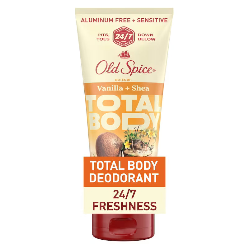 OLD SPICE BODY DEODORANT CR VANILLA&SHEA 85G