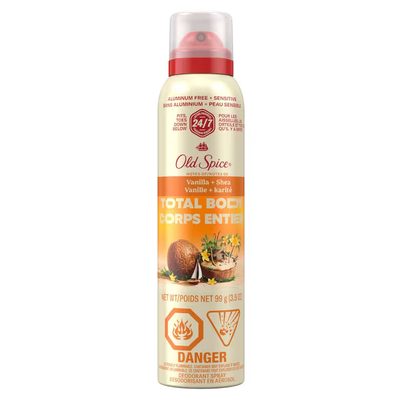 OLD SPICE DEODORANT NYTRO SP VANILLA & SHEA 99G SPRAY