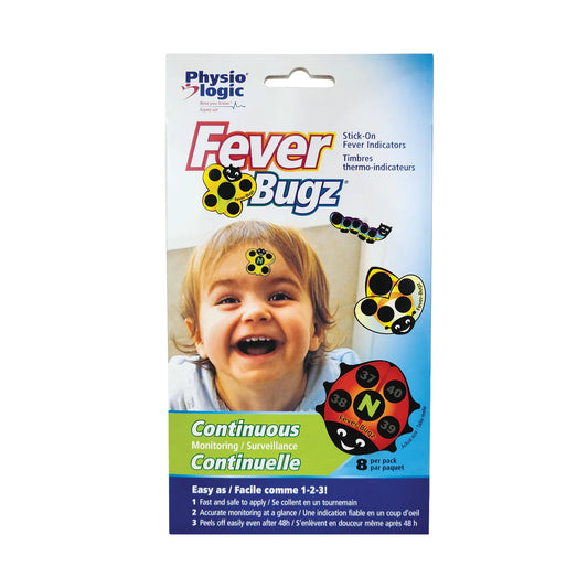 THERMOMETER FEVER BUGZ STICKER 8 pack of 12