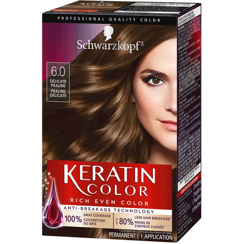 SCHWARZKOPF KERATIN COLOR #6 DELICATE PRALINE