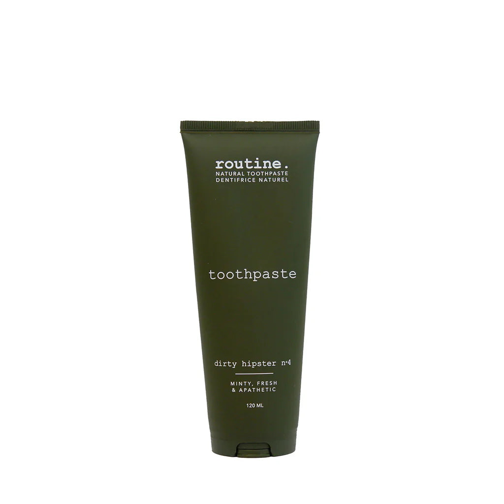 Routine Natural Beauty   Dirty Hipster Natural Toothpaste 120ml